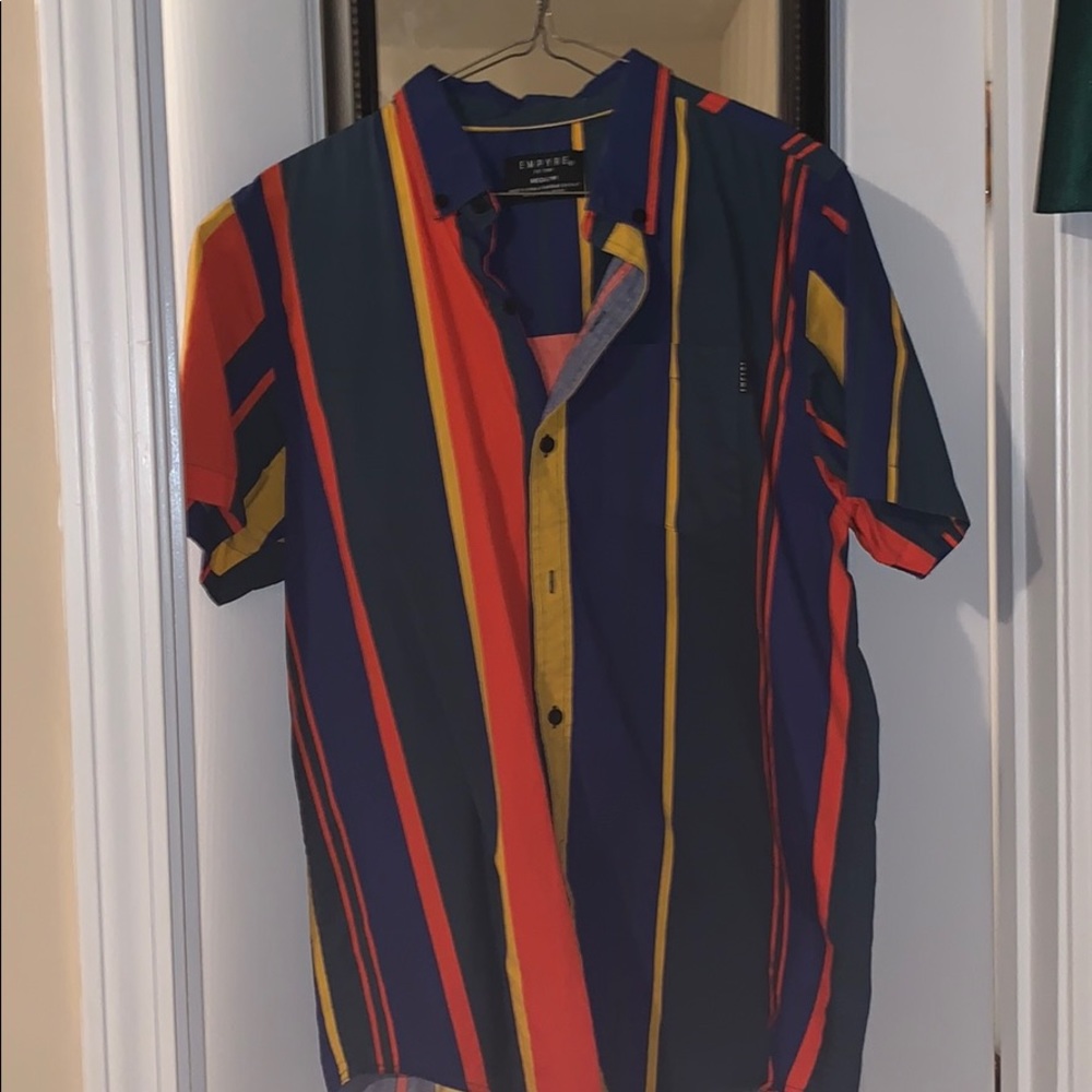 Empyre colored button up.